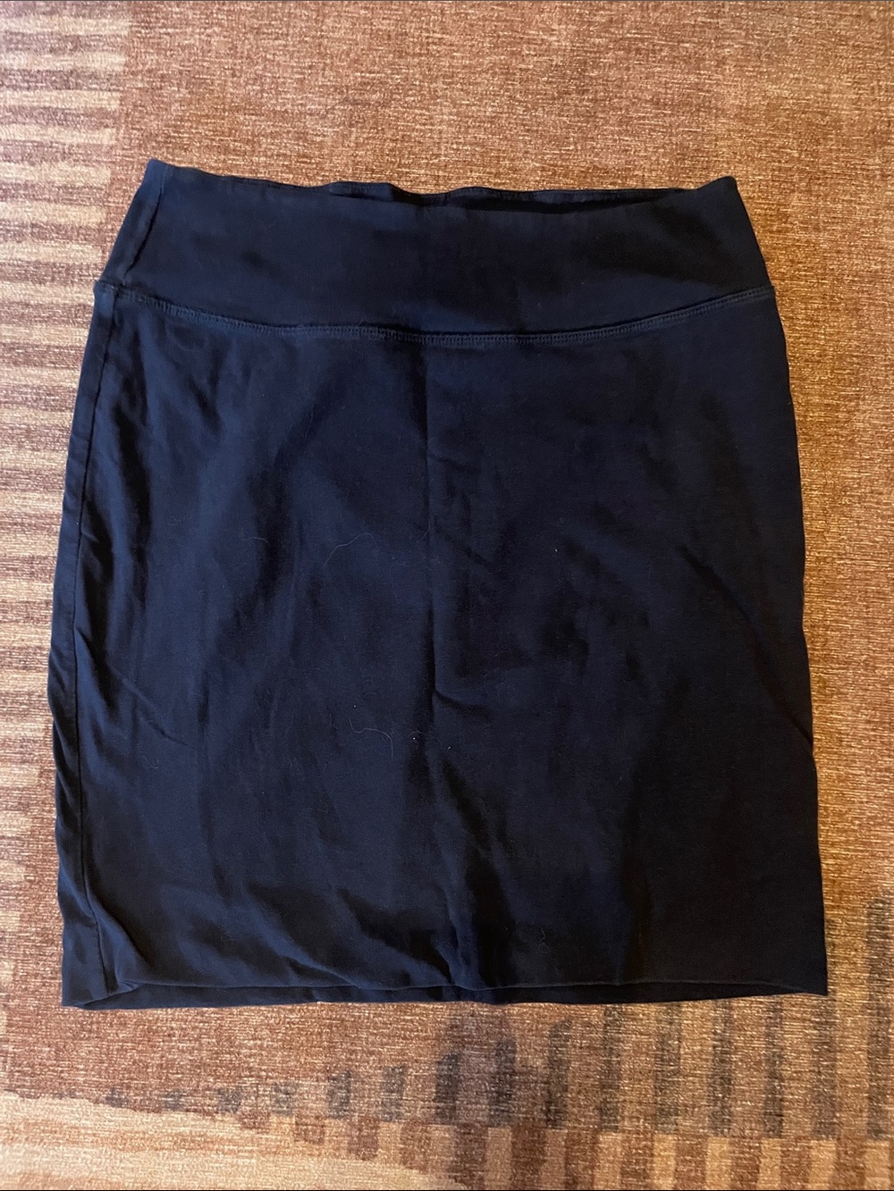 Sleek Black Pencil Skirt with Comfortable Waistband